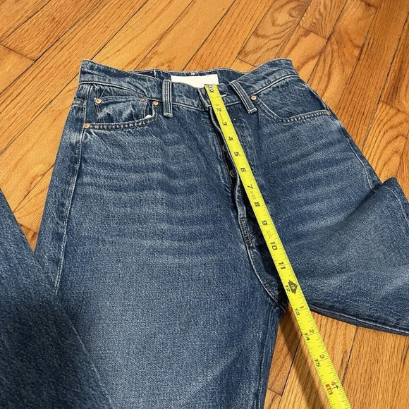 Mother Superior The Tune Up Hover Cuff Jeans in Hit The Ground Running‎ Size 25 - Picture 11 of 12